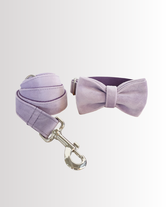 Lilac Velvet Set + Bow