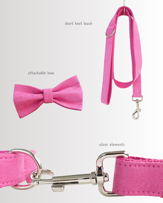 Pink Velvet Set + Bow